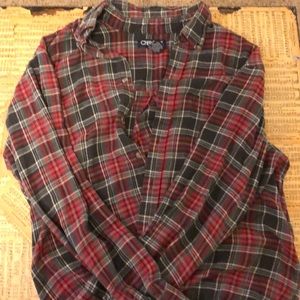 Cherokee plaid button-up